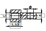 Чертёж Проушина A457-B457