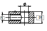 Чертёж Проушина A26 - B26